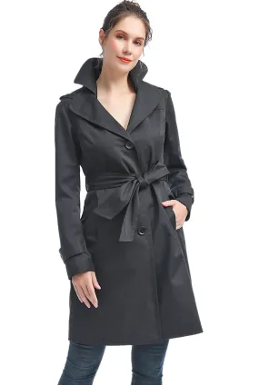 Eva Waterproof Hooded Trench Coat for Women by BGSD