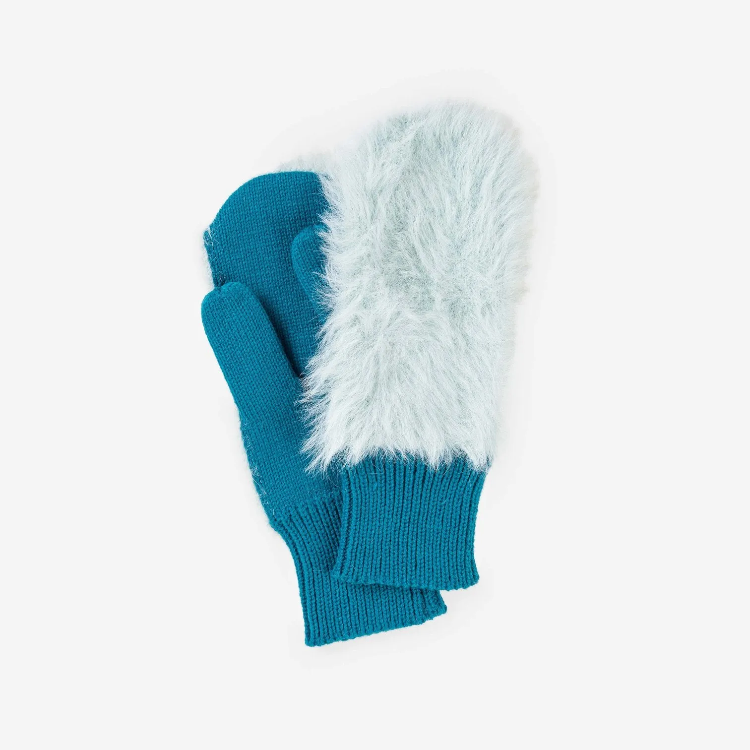 Faux Fur Mittens in Three Colors