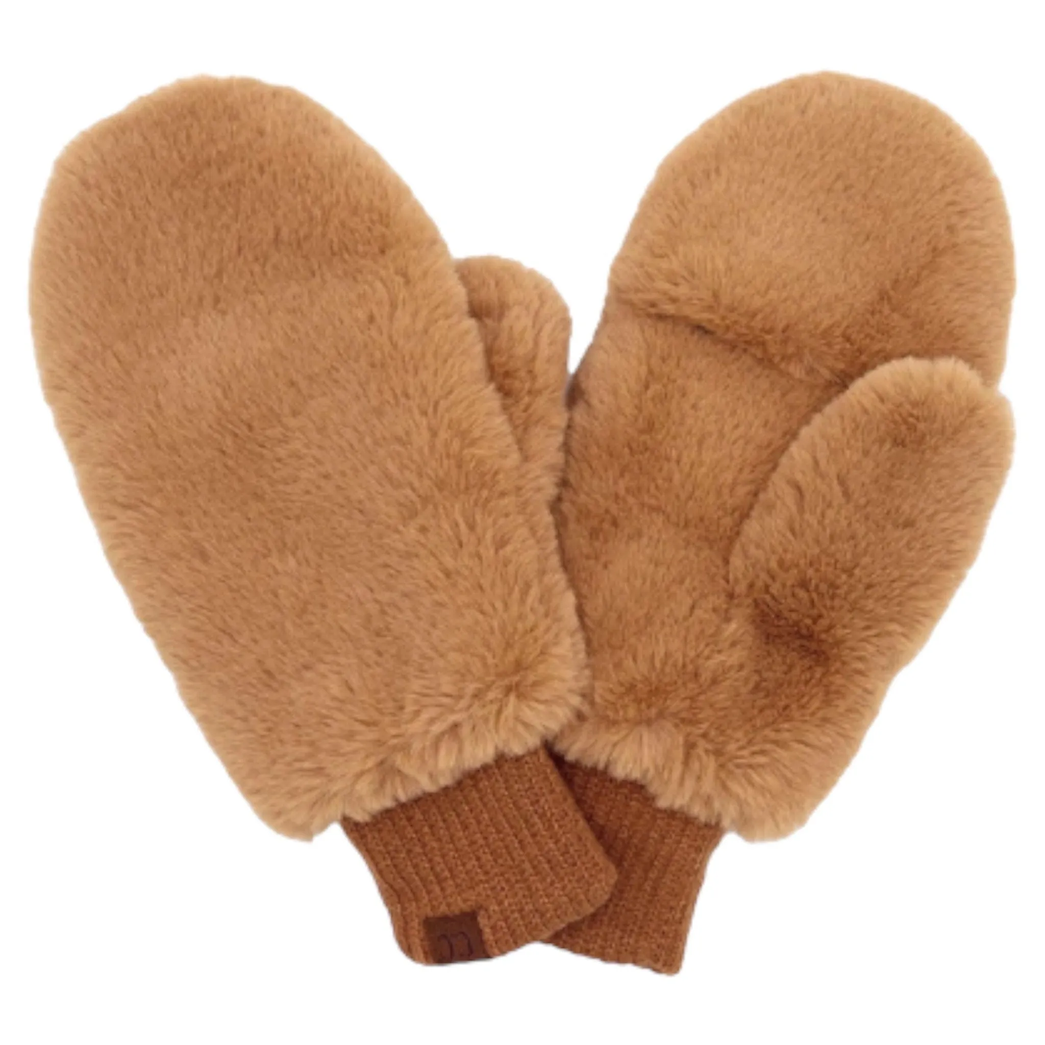 Faux Fur Mittens