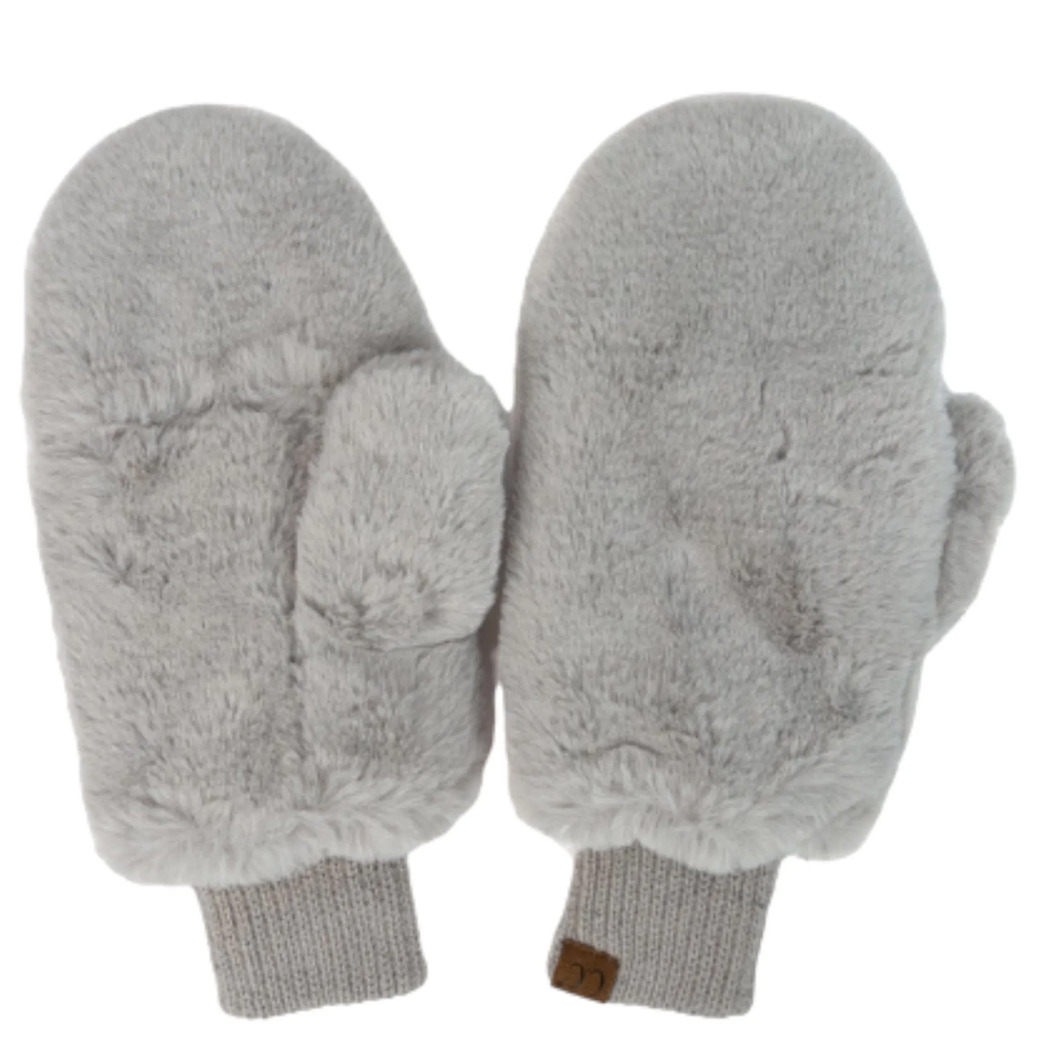 Faux Fur Mittens