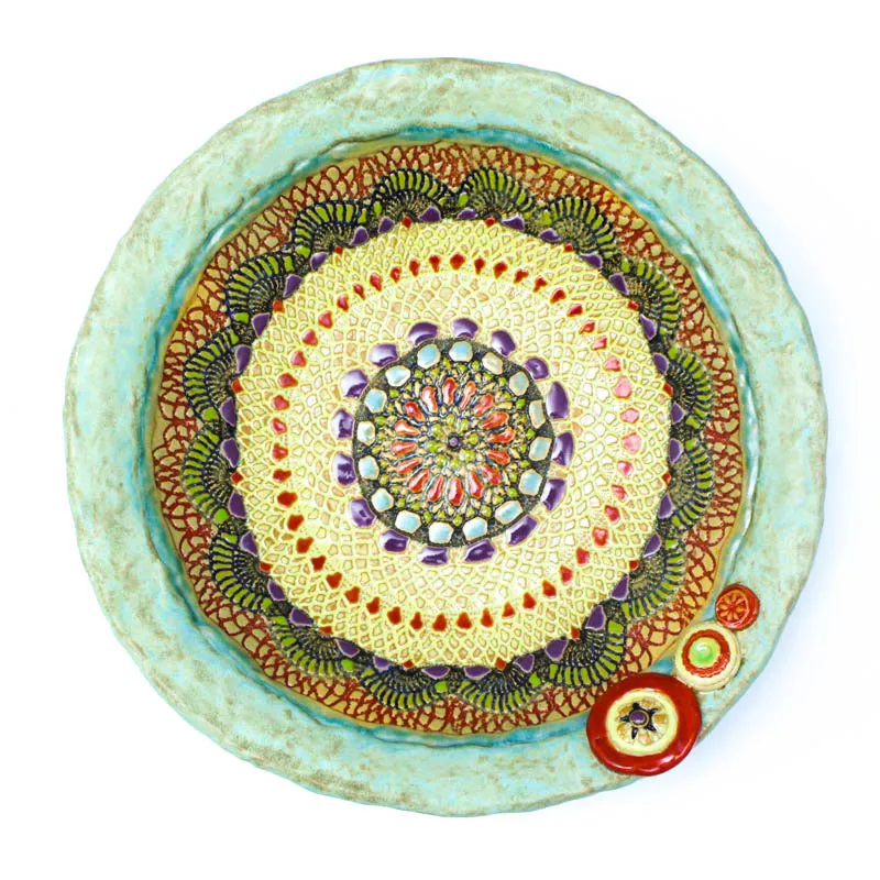 Colorful Large Ceramic Bowl