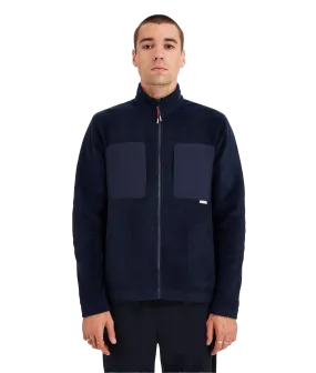 Navy Full Zip Fleece Jacket