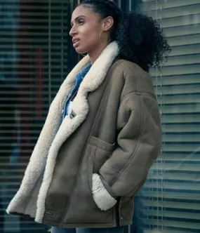 Gabrielle Ryan Power Book IV Force Shearling Jacket