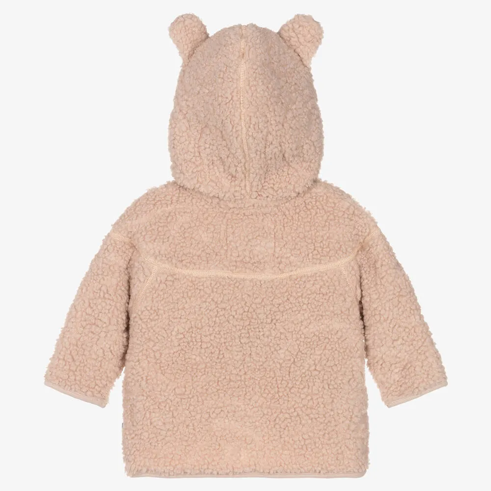 Pink Teddy Fleece Jacket for Girls