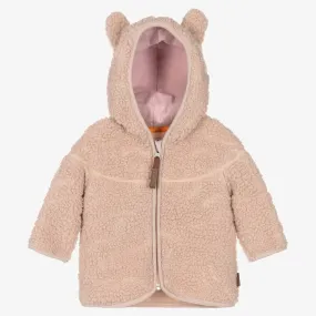 Pink Teddy Fleece Jacket for Girls