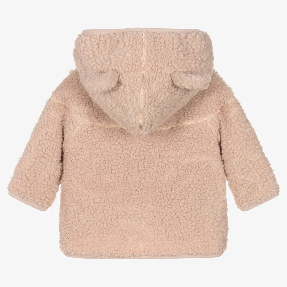 Pink Teddy Fleece Jacket for Girls