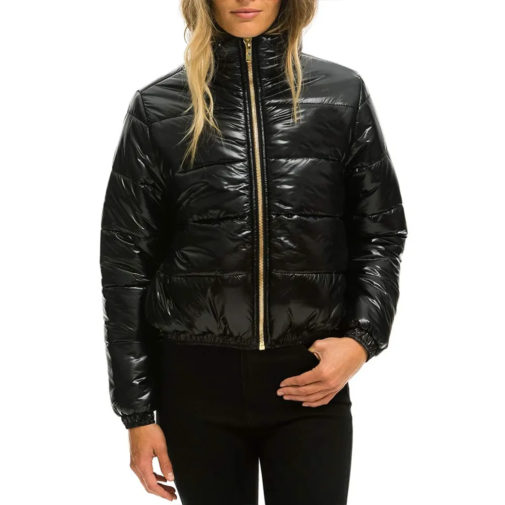 Glossy Puffer Jacket called Sunburst Apres