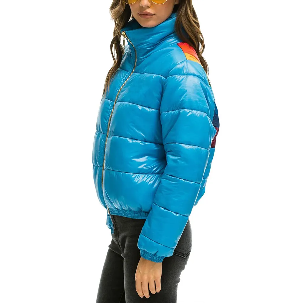 Glossy Puffer Jacket called Sunburst Apres