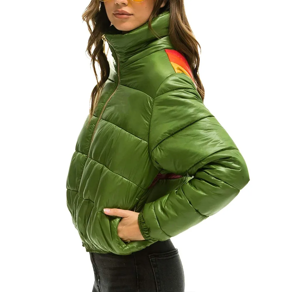 Glossy Puffer Jacket called Sunburst Apres