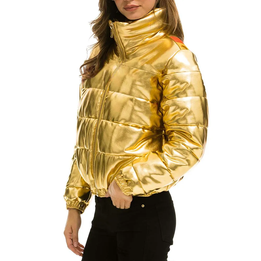 Glossy Puffer Jacket called Sunburst Apres