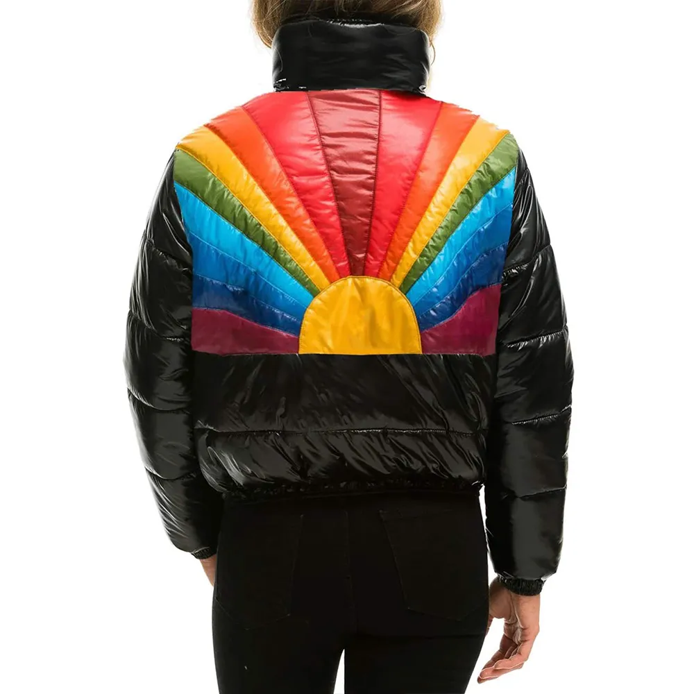 Glossy Puffer Jacket called Sunburst Apres