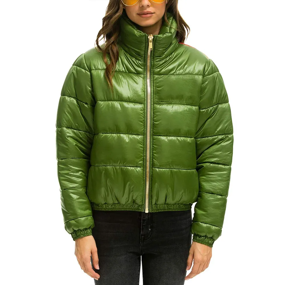 Glossy Puffer Jacket called Sunburst Apres