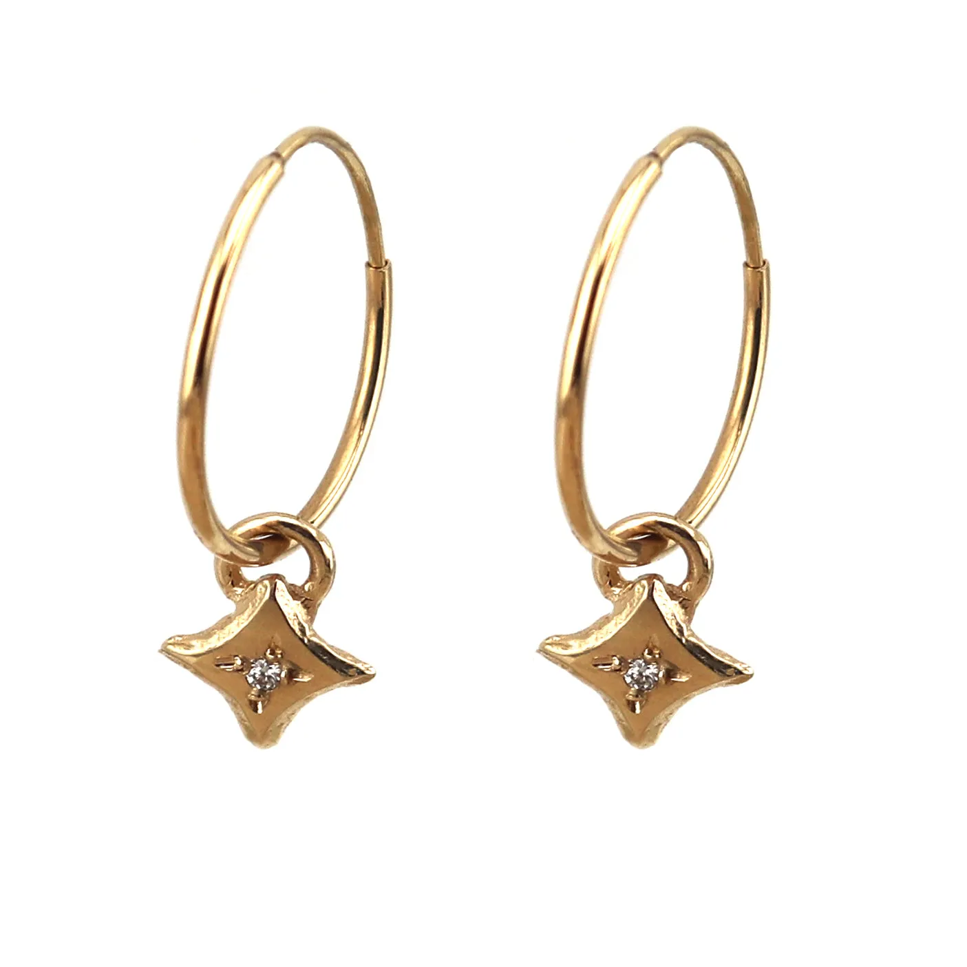 Tiny Hoops - Gold