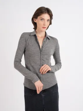 Heather Grey Harlow Shirt