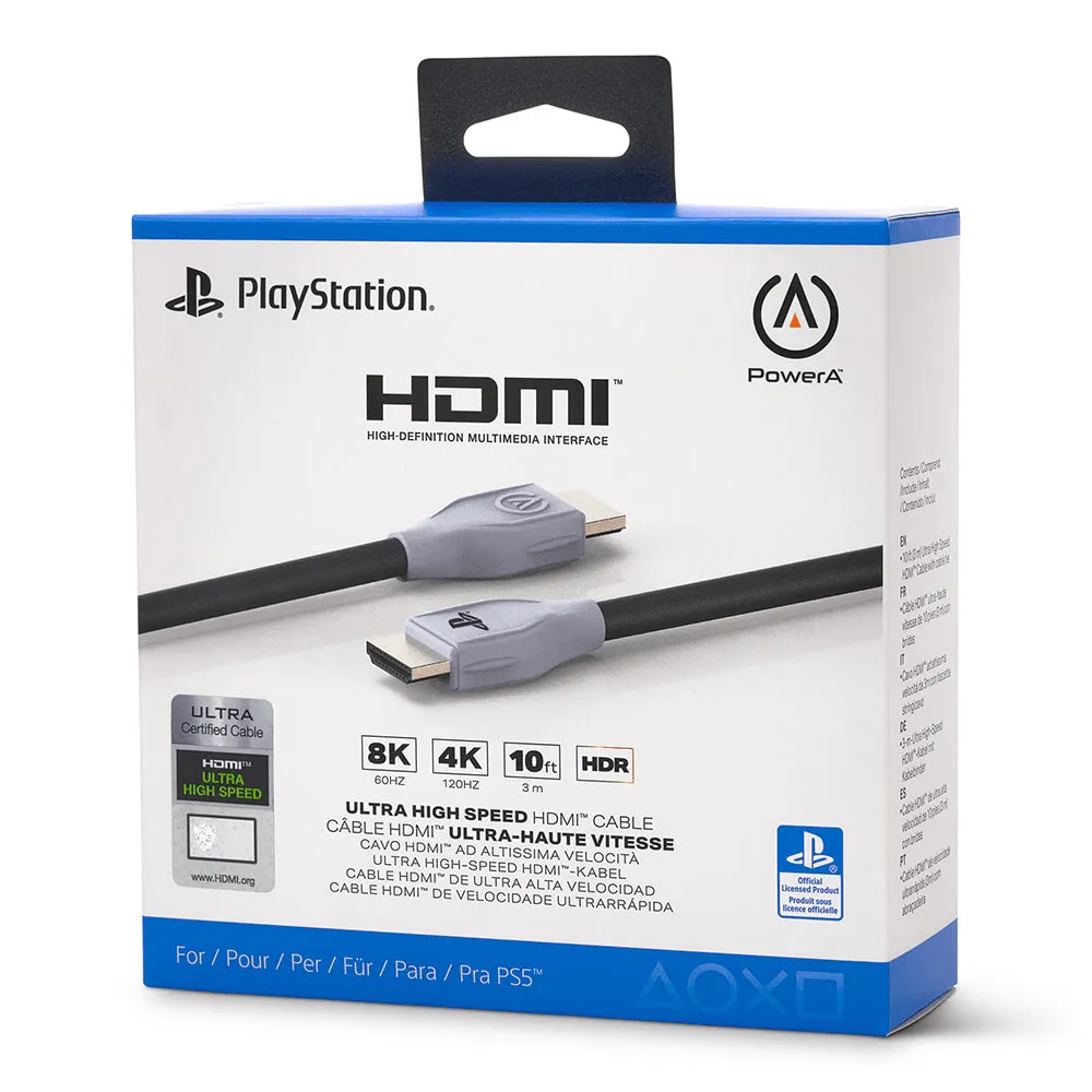 PowerA Ultra High Speed HDMI Cable 3m PlayStation 5 PS5