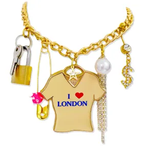 London Heart Pendant Necklace