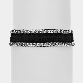 Metal Chain Knit Bracelet