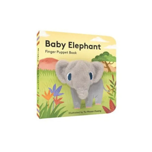 Adorable Finger Puppet Book - Baby Elephant