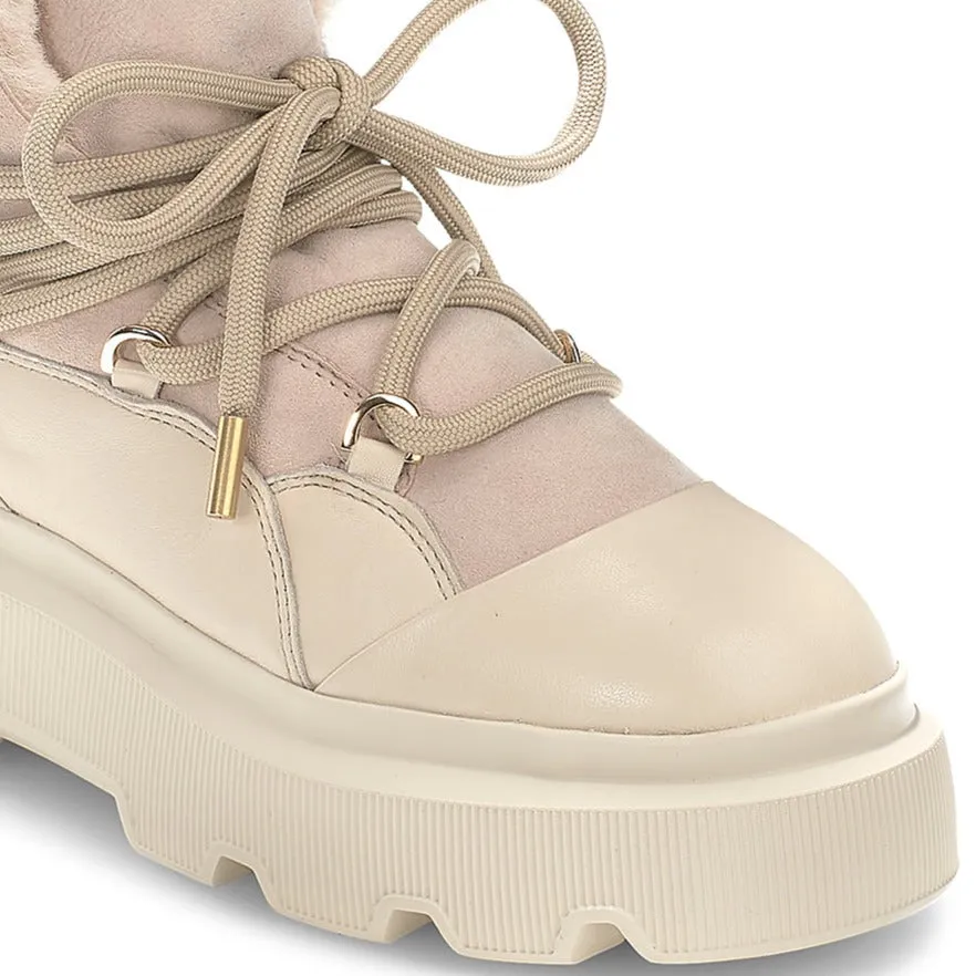 Inuikii Trekking Sneaker Boots in Cream