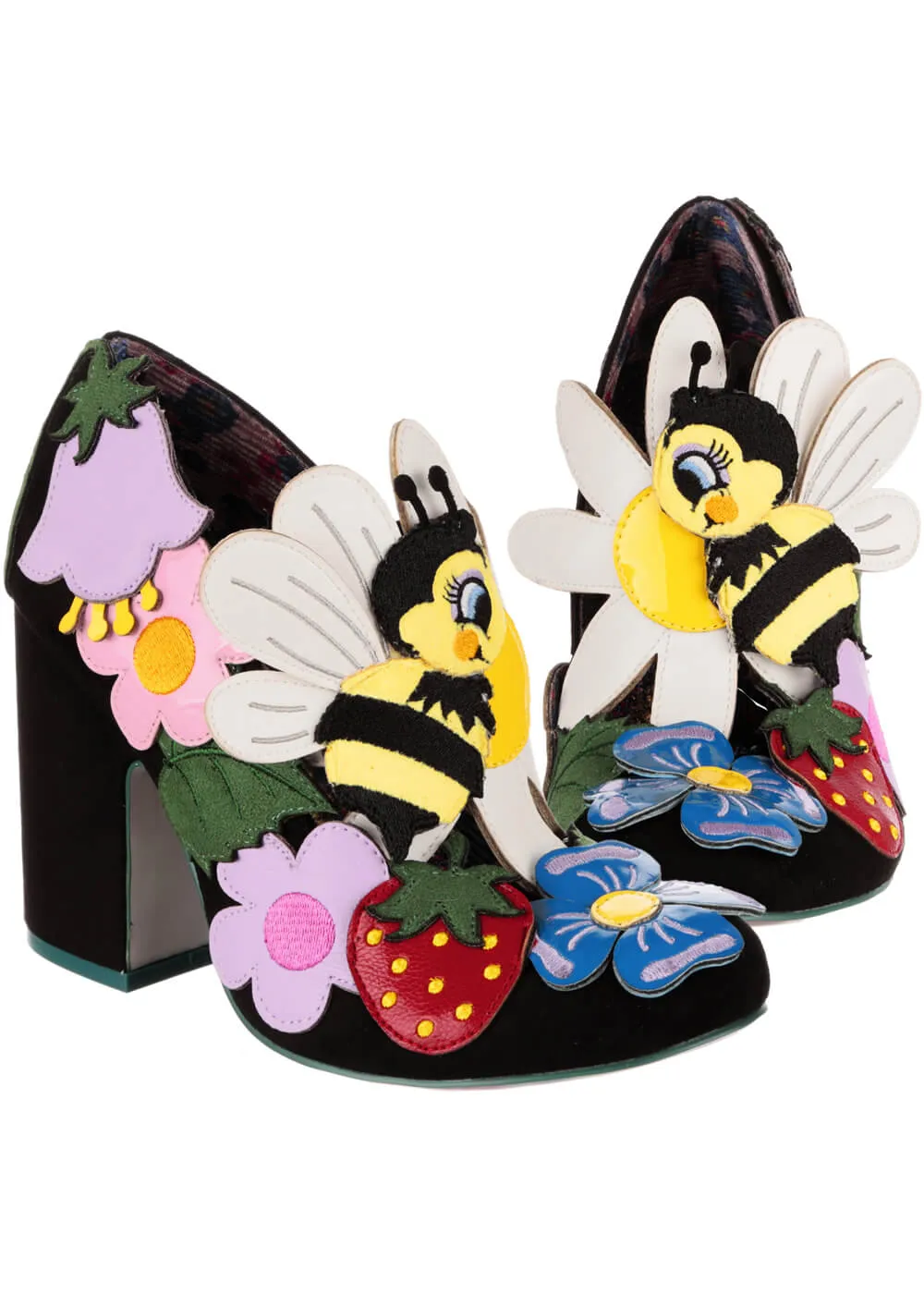 Pollen Pal Bee 50's Pumps in Black