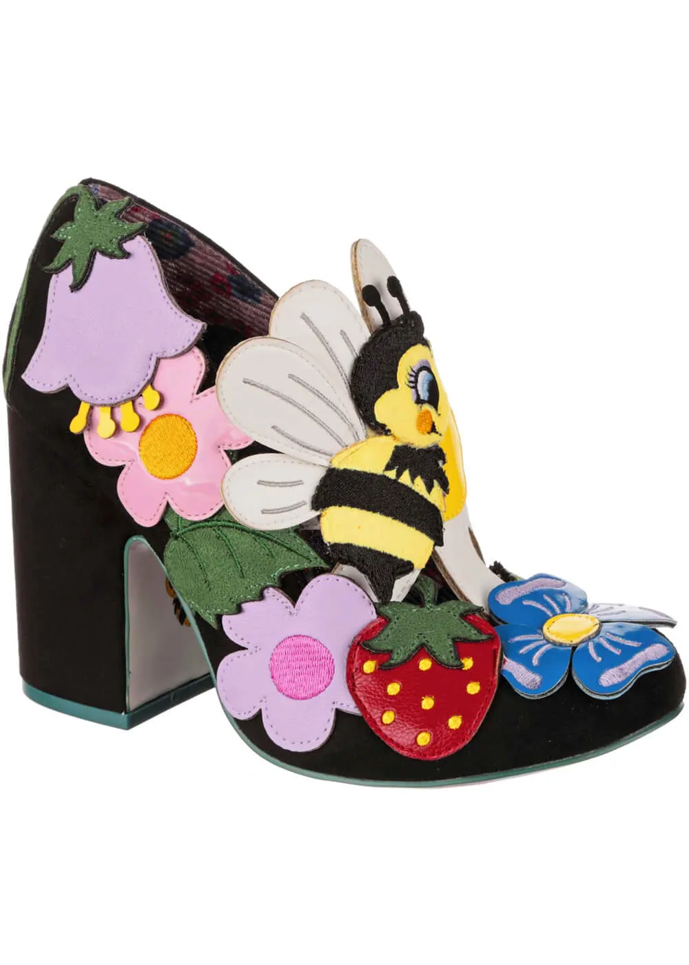 Pollen Pal Bee 50's Pumps in Black