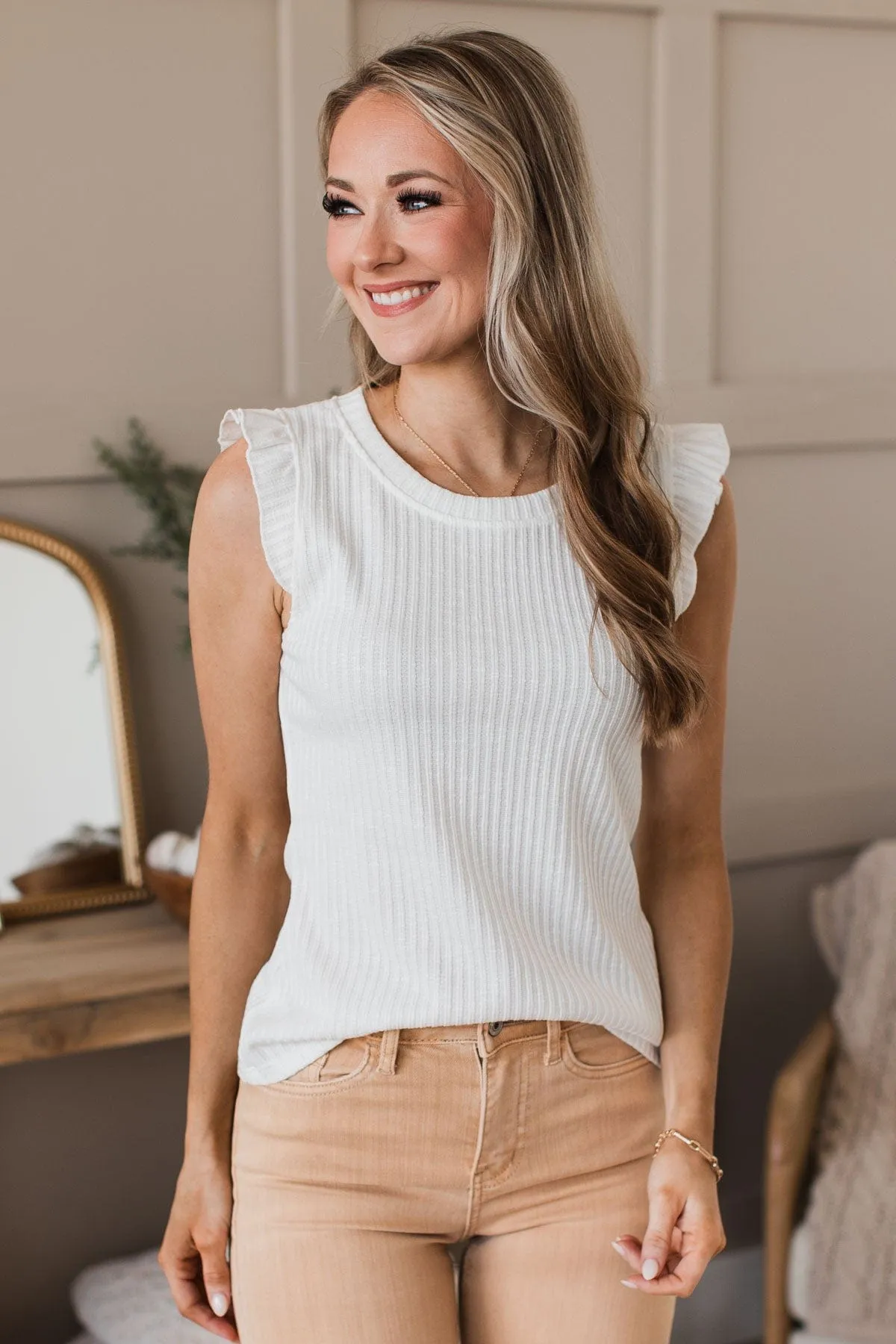 Ivory Knit Top