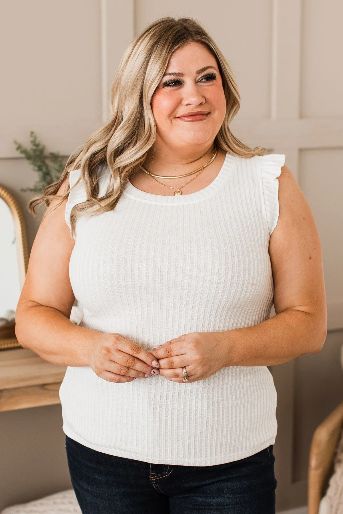 Ivory Knit Top