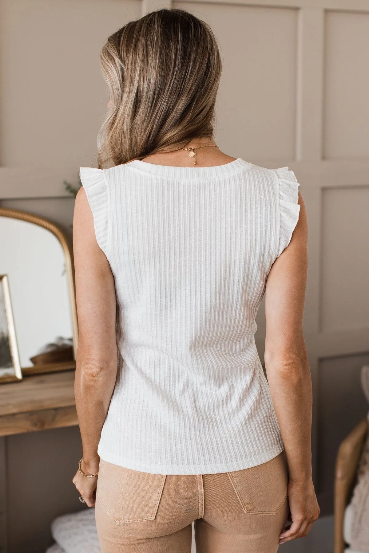 Ivory Knit Top