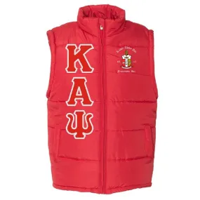 Kappa Alpha Psi round-cut vest