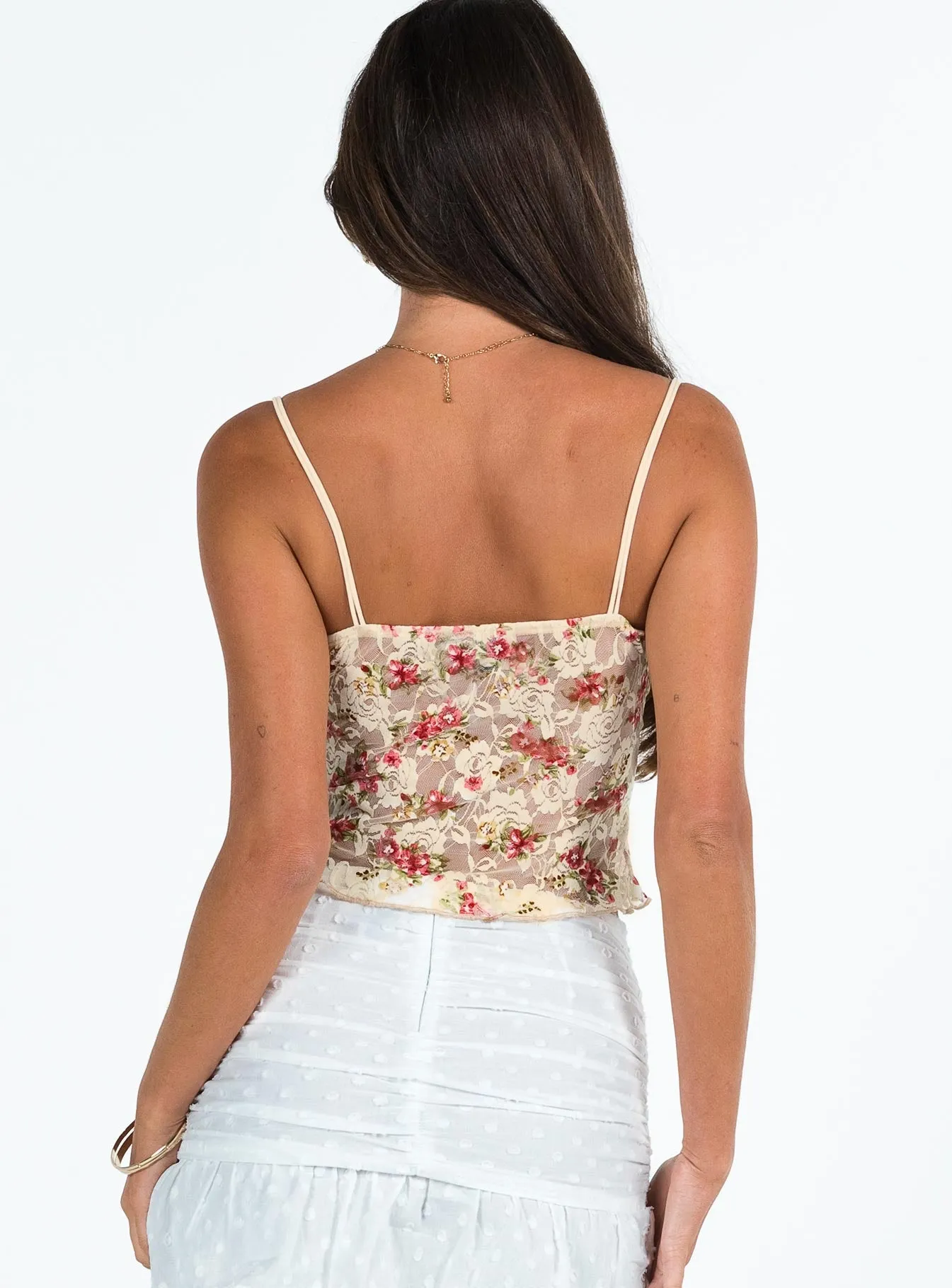 Amessa Floral Lace Top