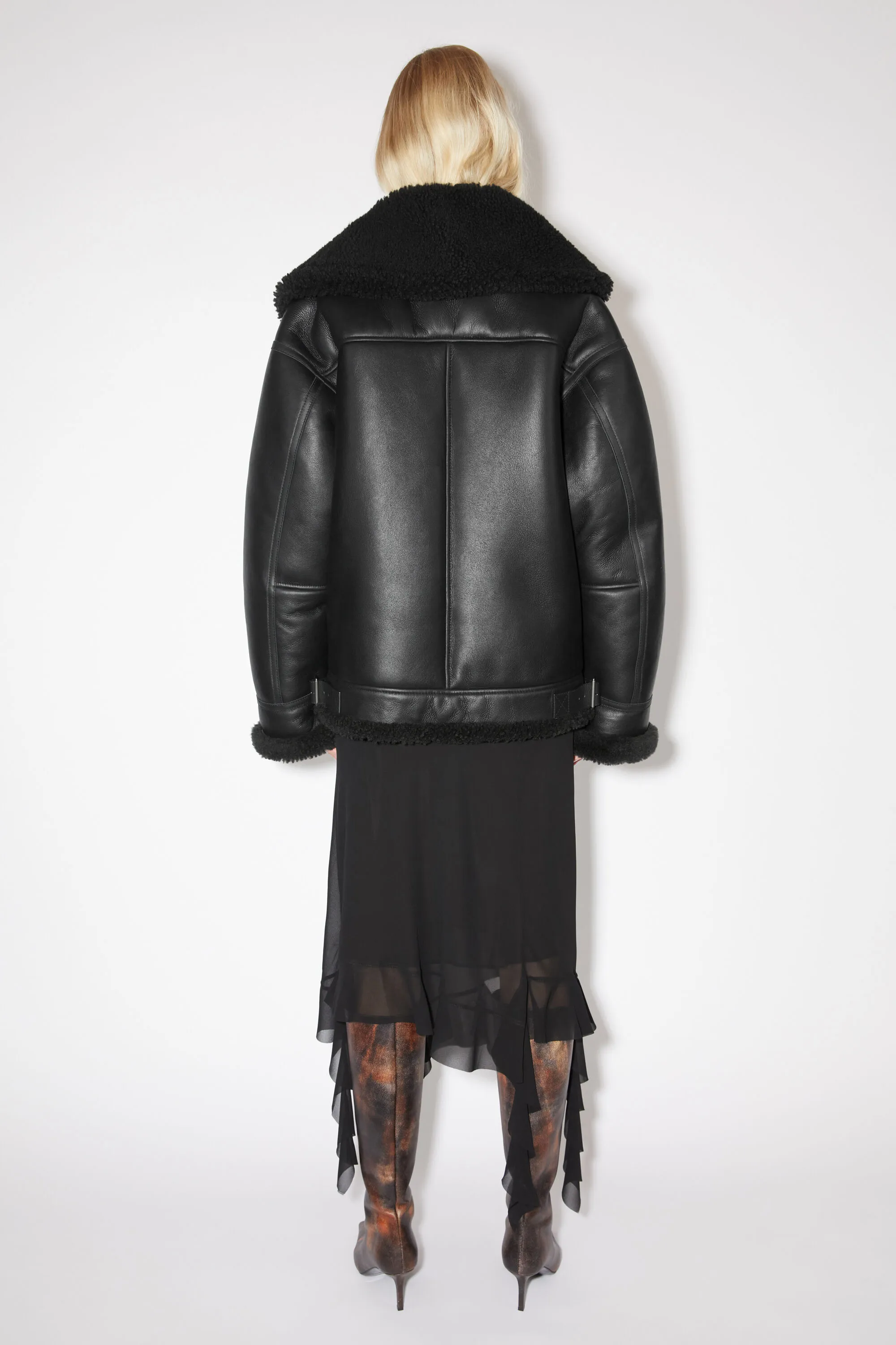 Leather Shearling Jacket