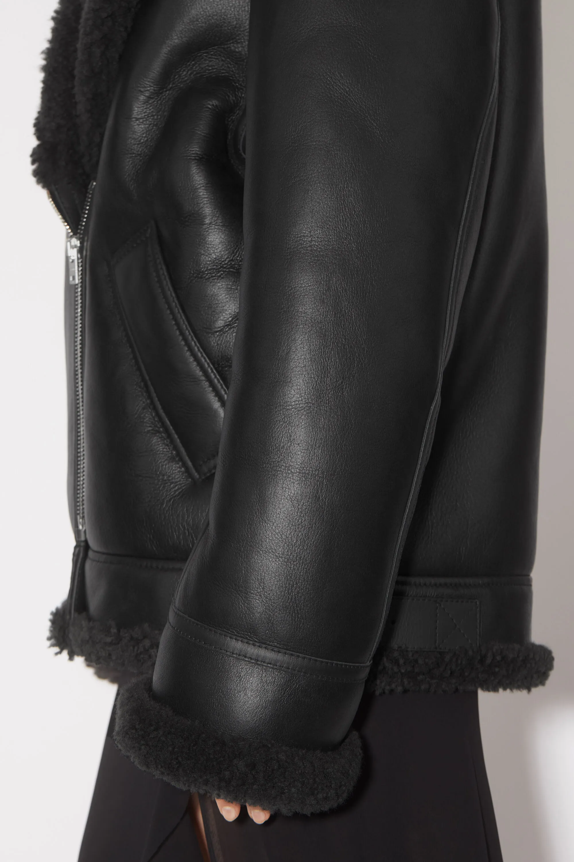 Leather Shearling Jacket