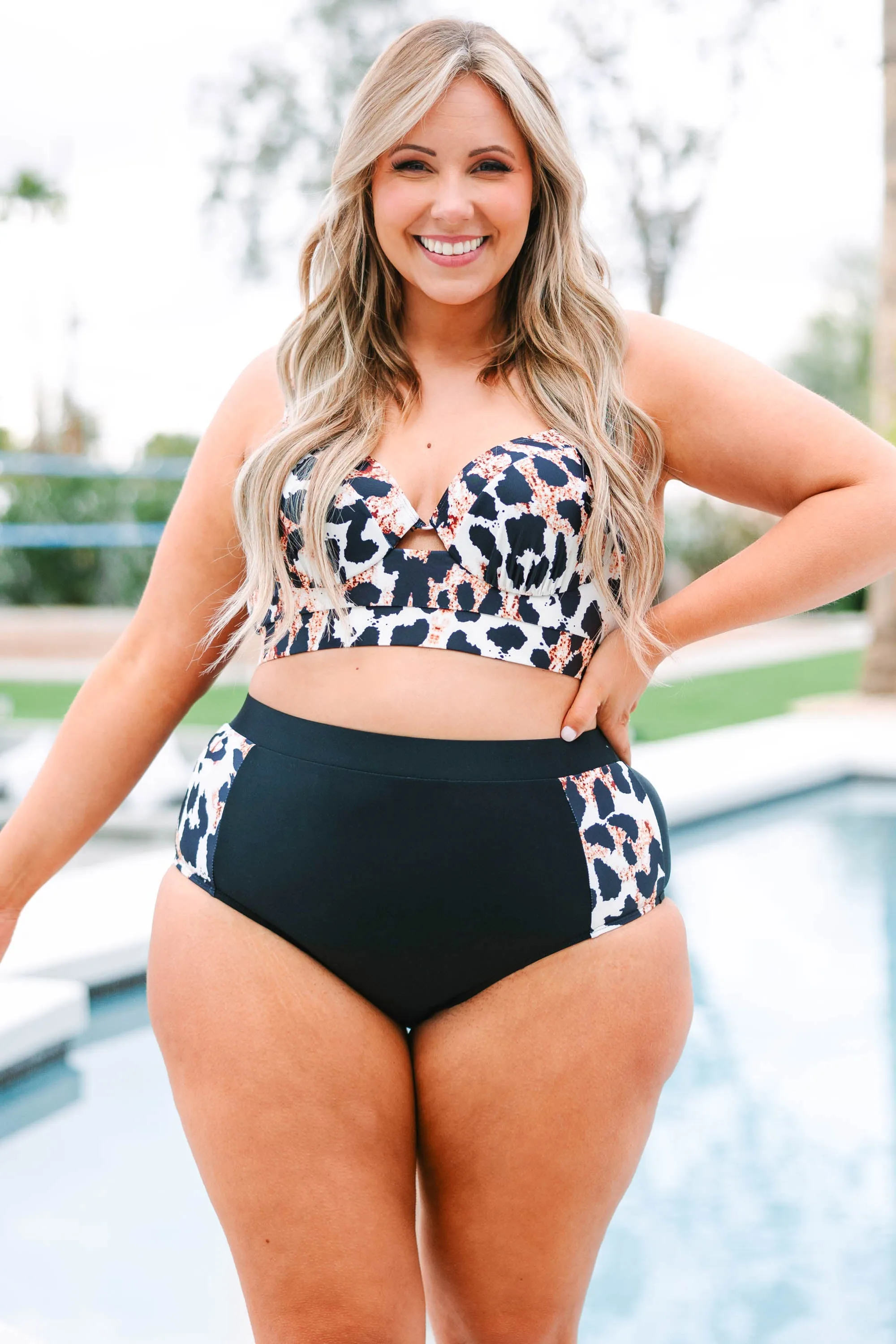 Leopard You, Me And The Sea Swim Top