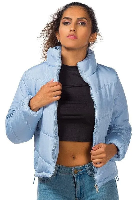 Long Sleeves Puffer Jacket by LONDON RAG in 5 Colors