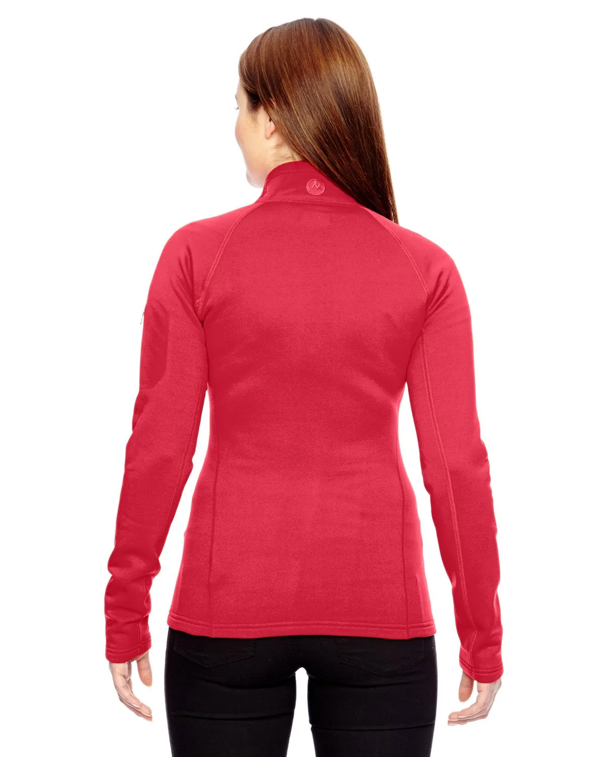 Team Red Marmot Ladies Stretch Fleece Jacket 89560