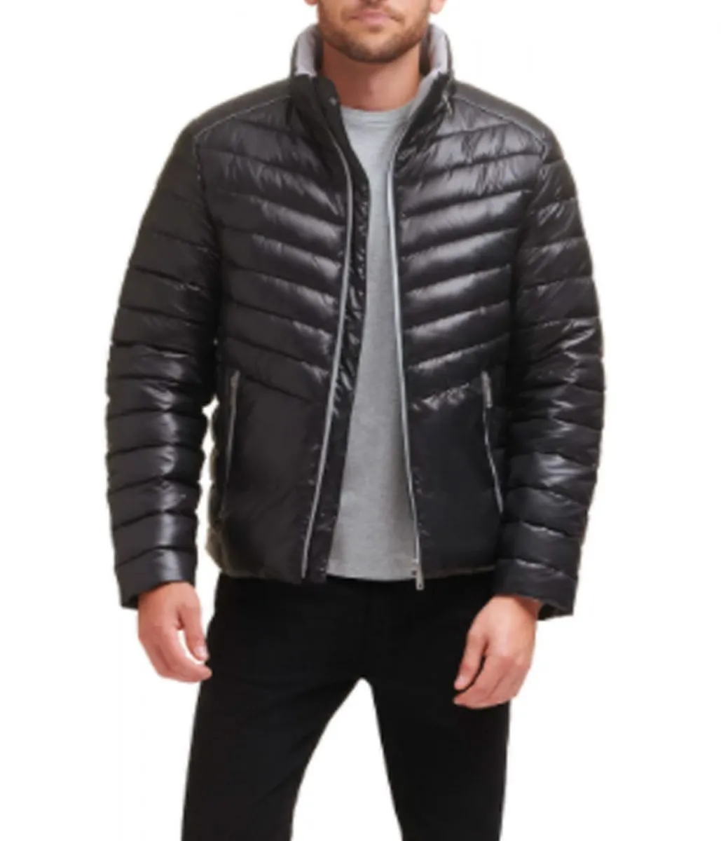 Fleece Lined Puffer Jacket for Men by Circe