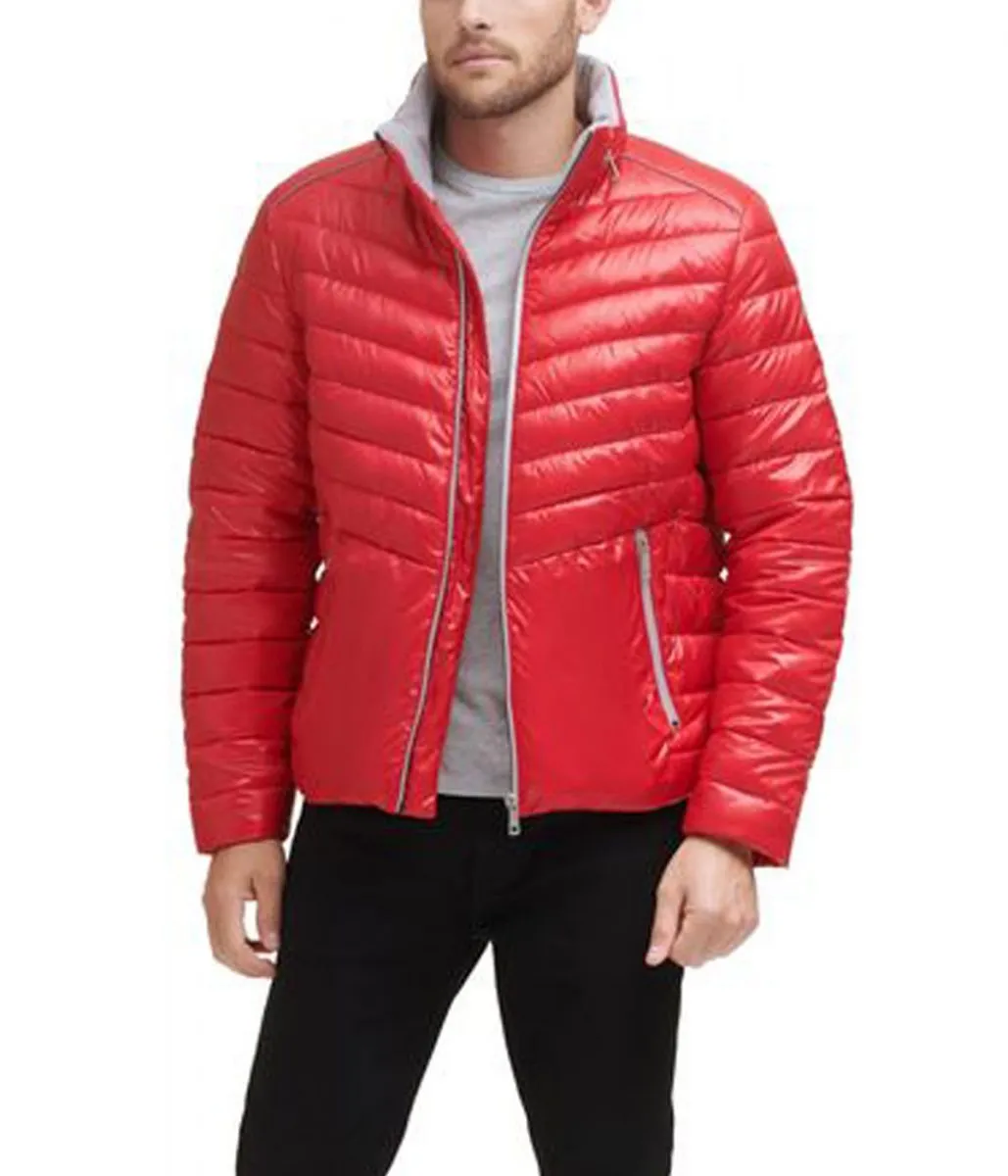 Fleece Lined Puffer Jacket for Men by Circe