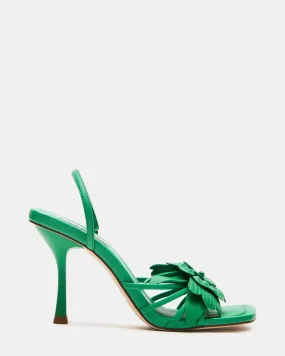 Green Leather Shoes by Arose