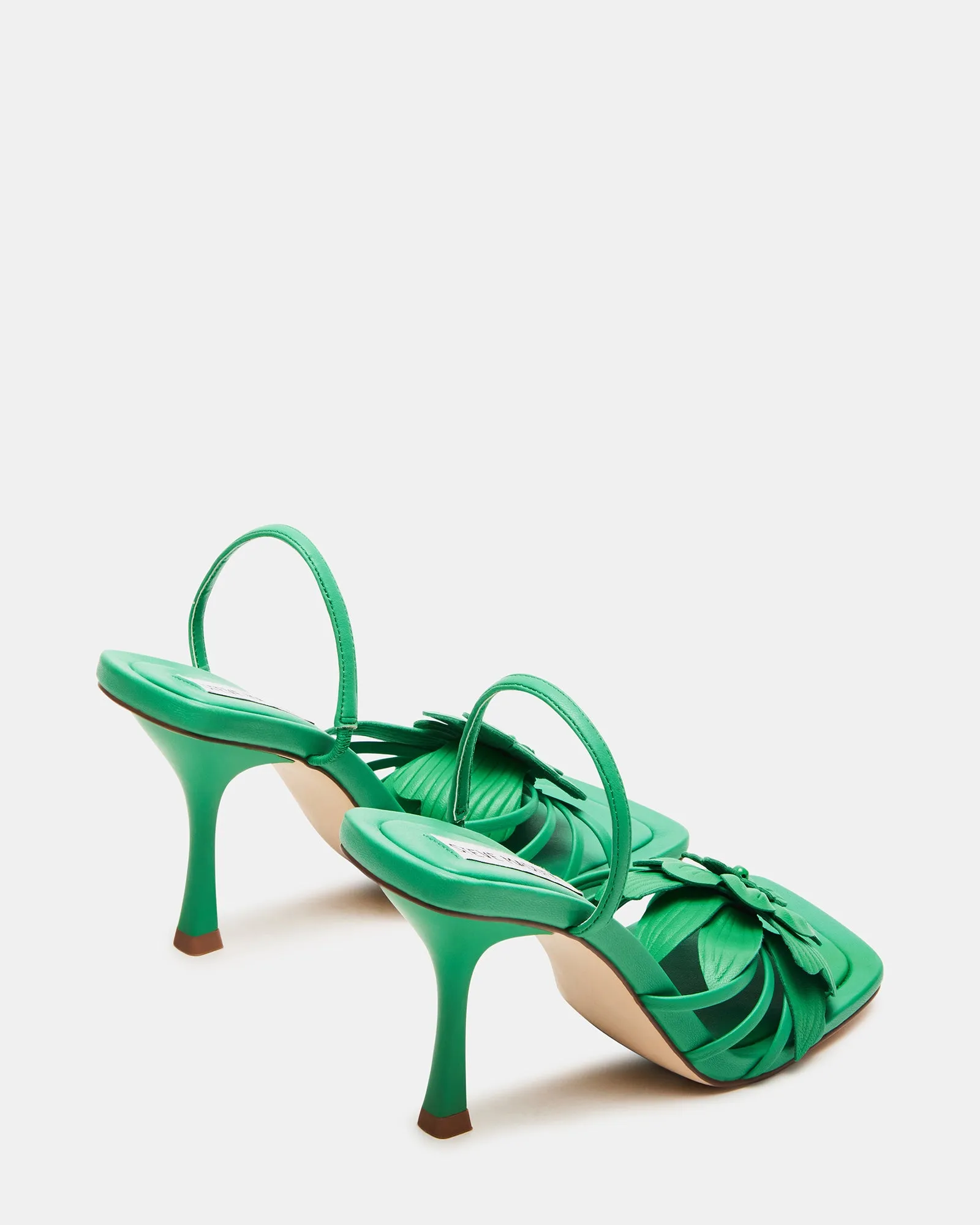 Green Leather Shoes by Arose