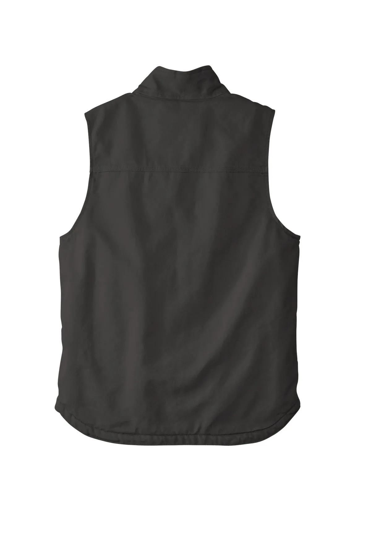 Men's Mock Neck Vest with Sherpa Lining