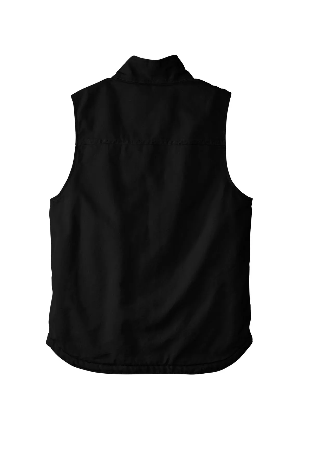 Men's Mock Neck Vest with Sherpa Lining