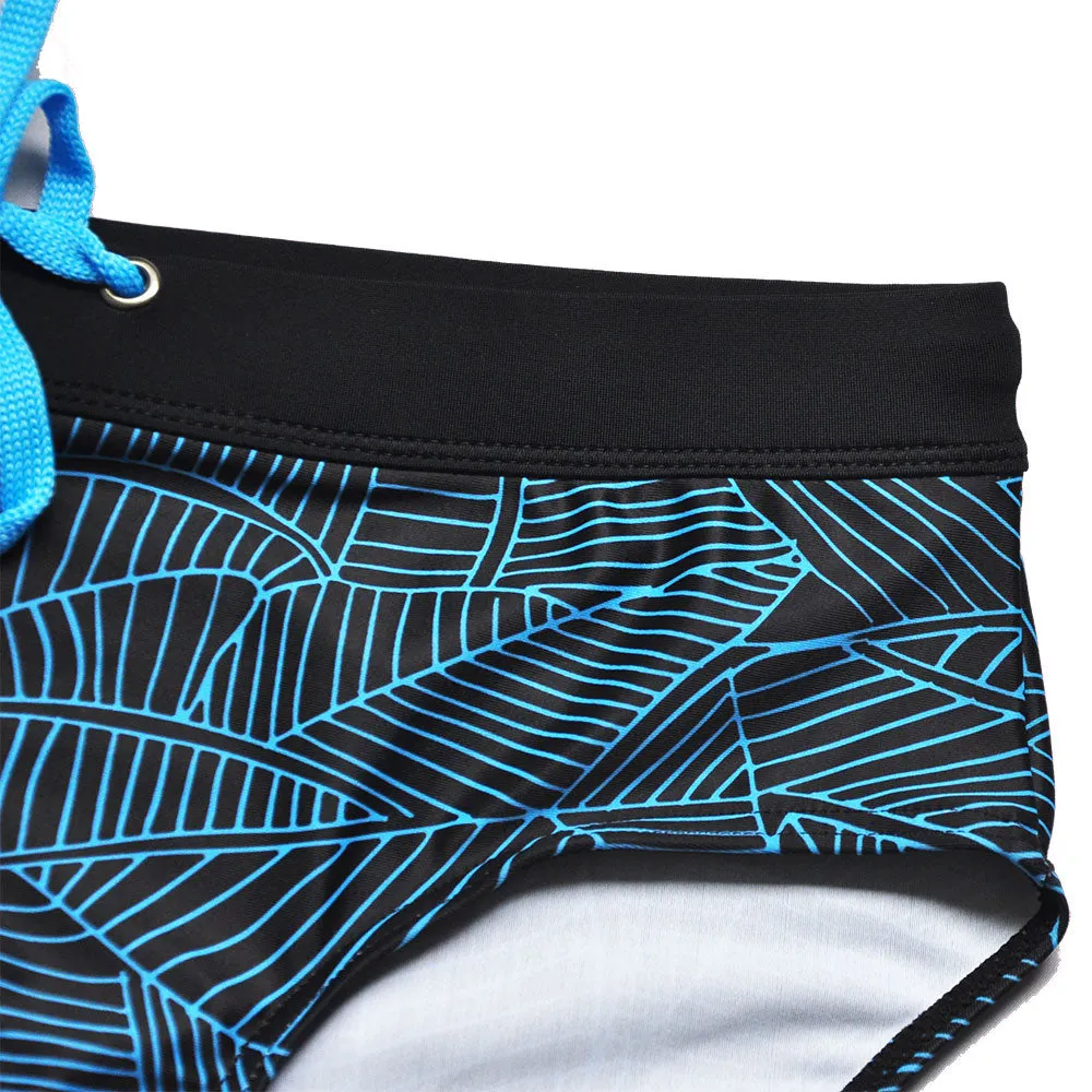 Men's Push-Up Printed Trunks