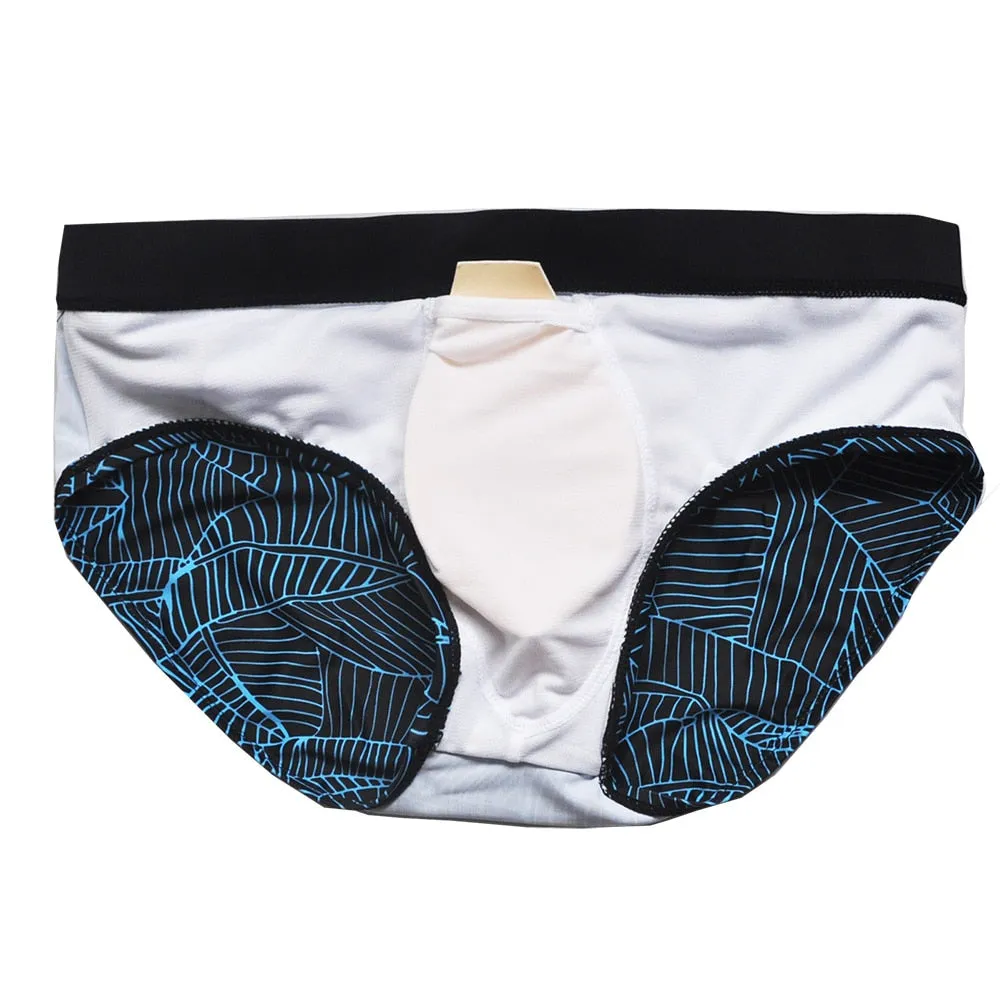 Men's Push-Up Printed Trunks