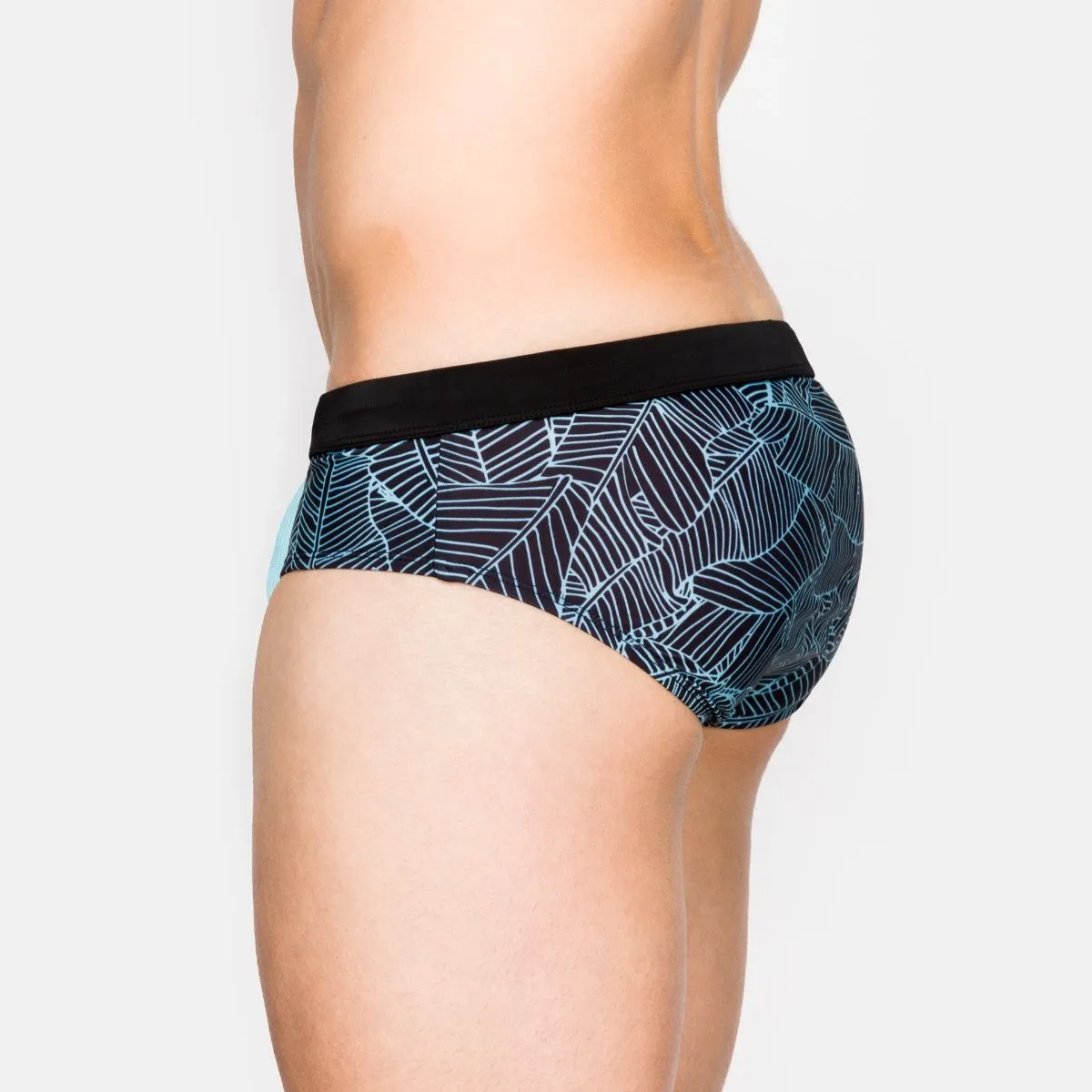 Men's Push-Up Printed Trunks