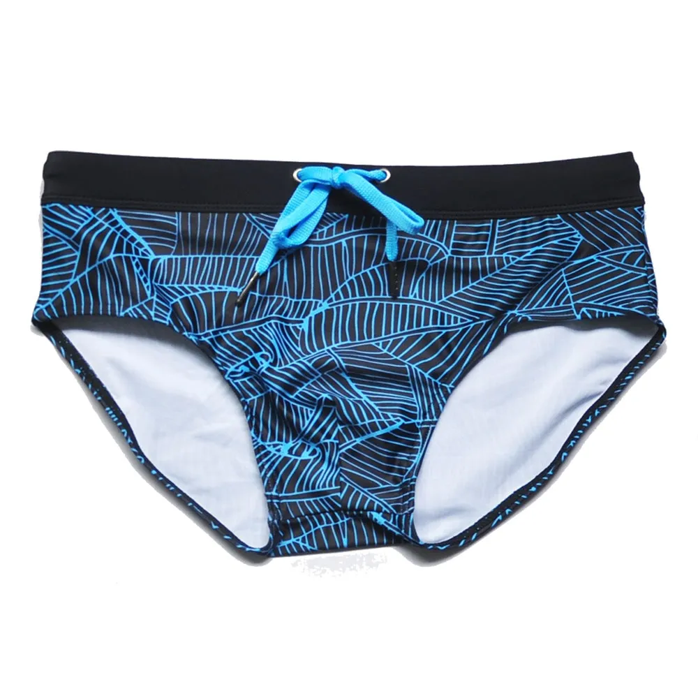 Men's Push-Up Printed Trunks