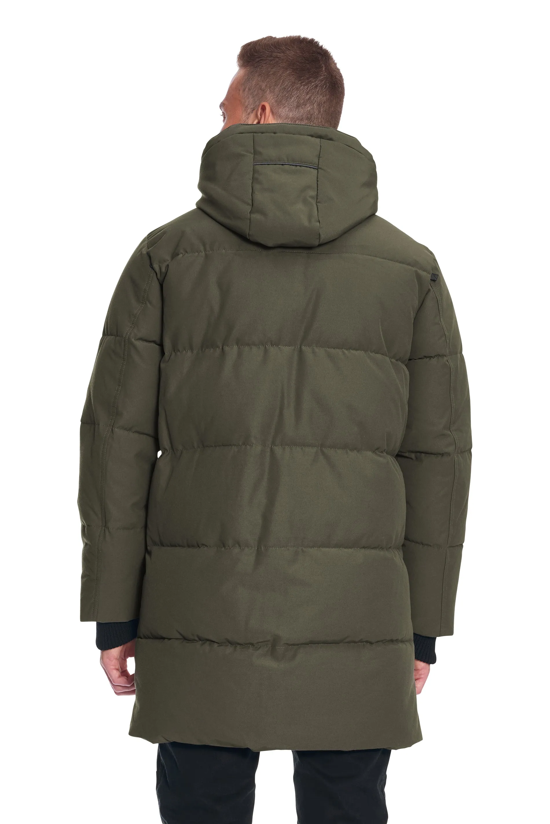 Olive JASPER Men's Vegan Down Puffer Coat