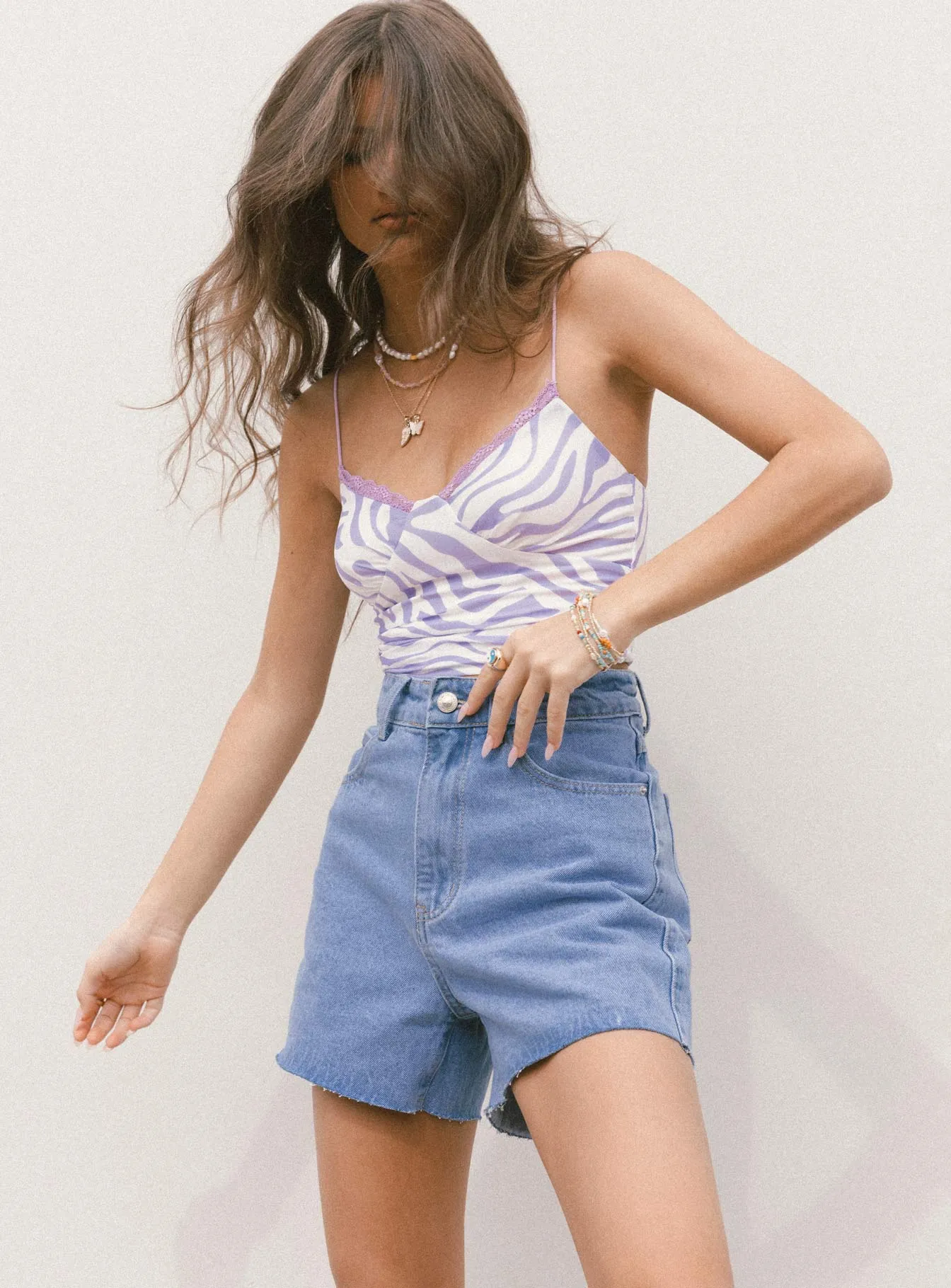 Midwash Denim Shorts