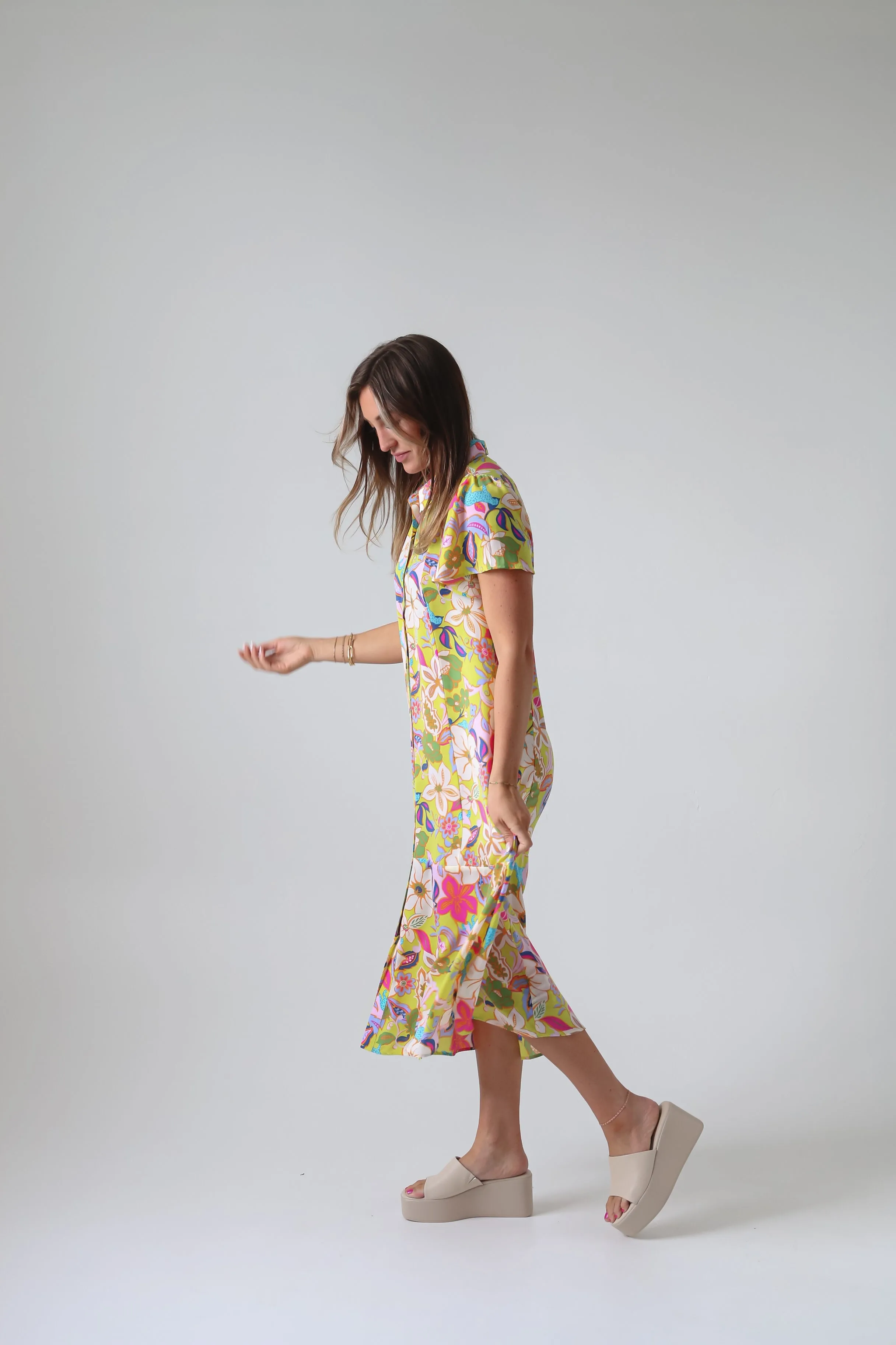 Mirabelle Dress in Pineapple