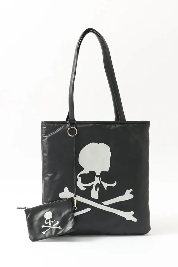 MJ Leather Tote Bag