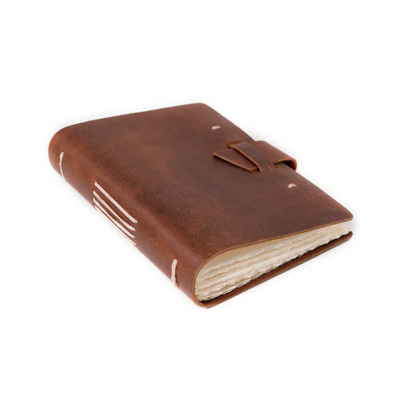 Good Book Leather Journal with Buckle in Various Colors;